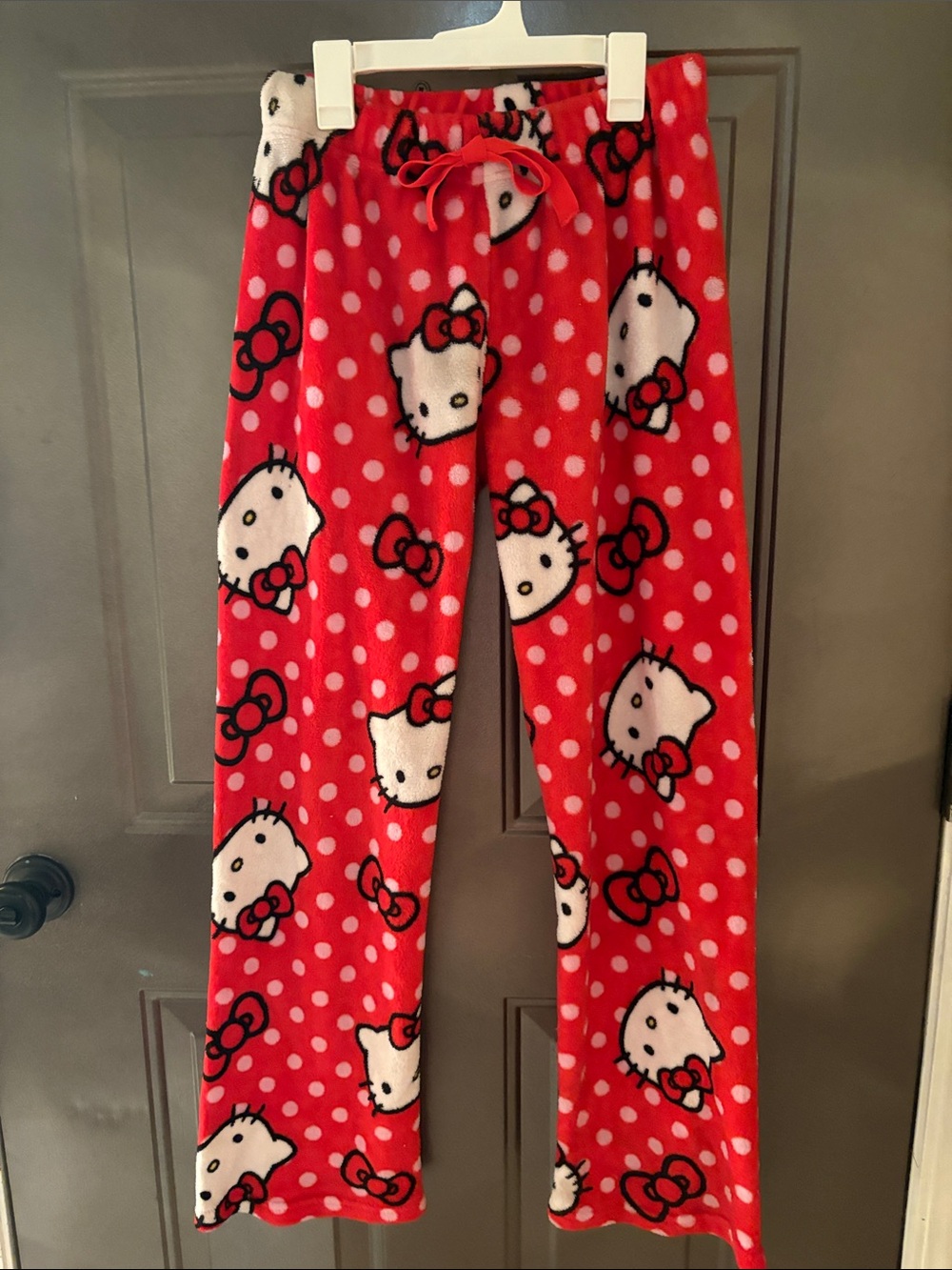 Hello Kitty Red Polka Dot Women Pajama Pants